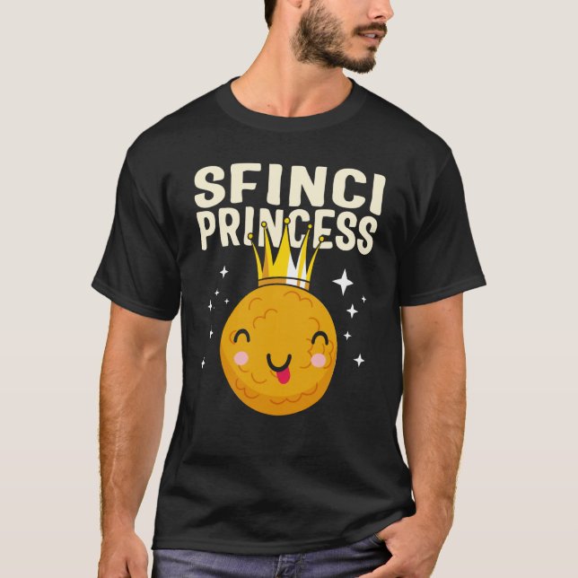 Camiseta Saint Joseph's Day Sfinci Princess Cute Sicilian D (Anverso)