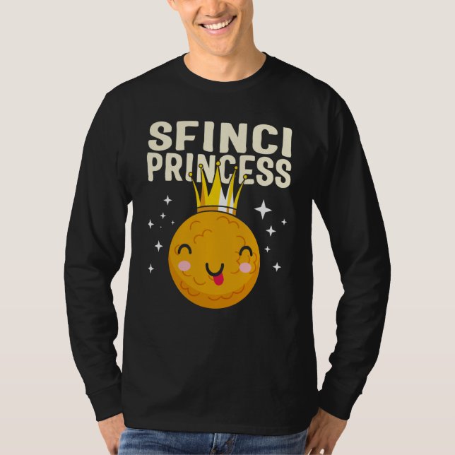 Camiseta Saint Joseph's Day Sfinci Princess Cute Sicilian D (Anverso)