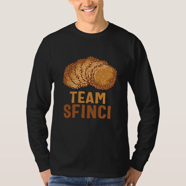 Camiseta Saint Joseph's Day Team Sfinci Cute Sicilian Desse (Anverso)