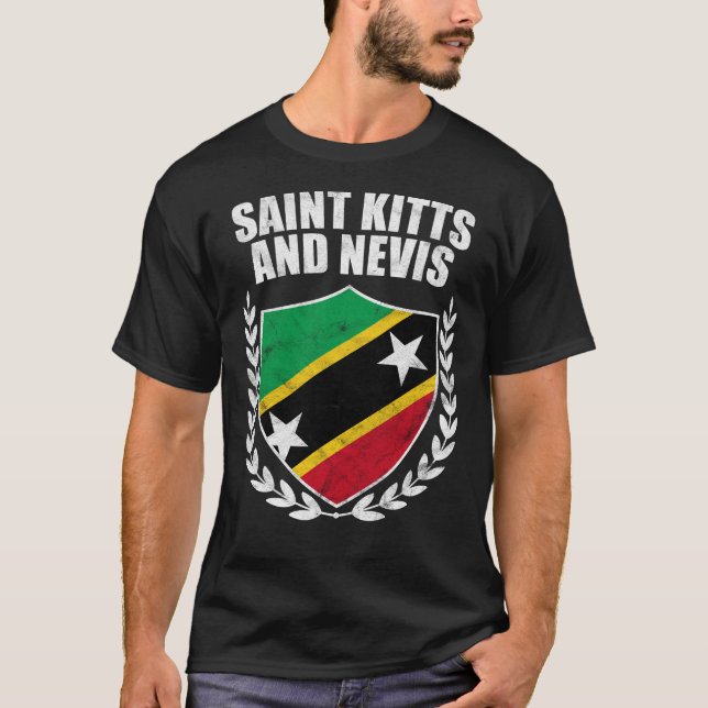 Camiseta Saint Kitts Y Nevis (Anverso)
