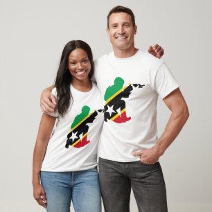 Camiseta Saint Kitts Y Nevis Seal