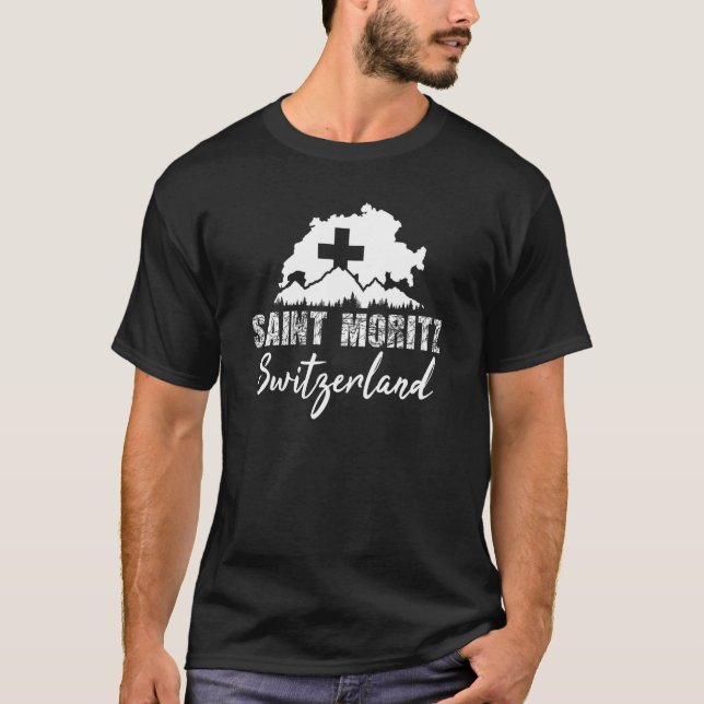 Camiseta Saint Moritz Suiza (Anverso)