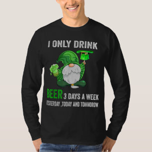 Camiseta saint patrick day Yo solo tomo cerveza 3 días a la
