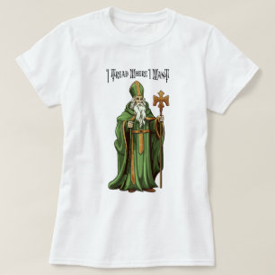 Camiseta Saint-Patrick Gadsden, católico, enseño donde quie