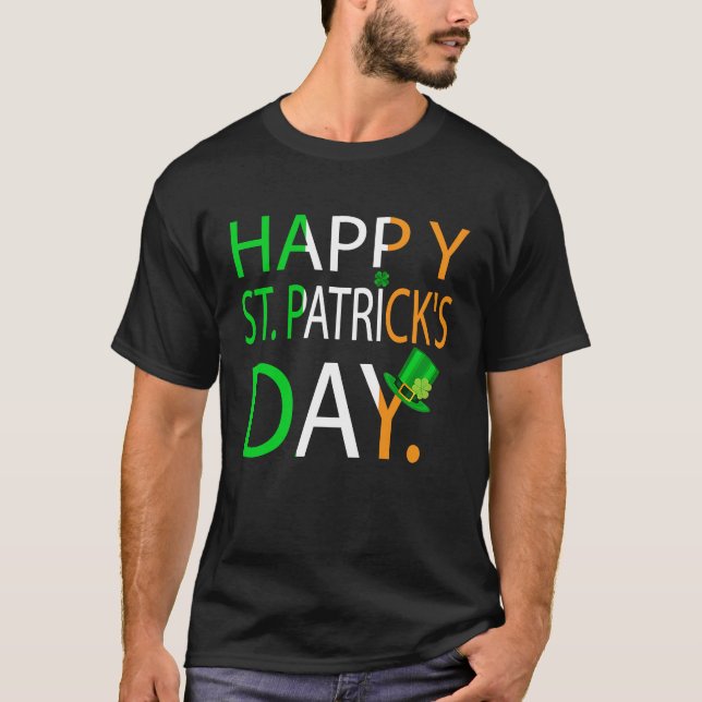 Camiseta Saint Patrick Irish Leprechaun Gorra Shamrock 8 (Anverso)
