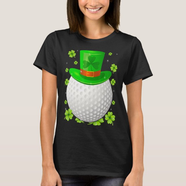 Camiseta Saint Patrick S Day Gorra irlandés de golf Shamroc (Anverso)