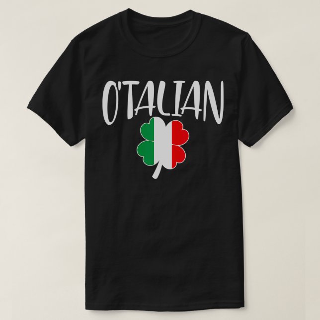 Camiseta Saint Patrick's Day Distressed Graphic Irish Itali (Diseño del anverso)