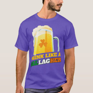 Camiseta Saint Patricks Day Drink Like A Gallagher
