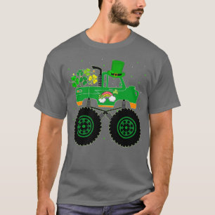 Camiseta Saint Patricks Day Gift for Monster Truck Lover Bo