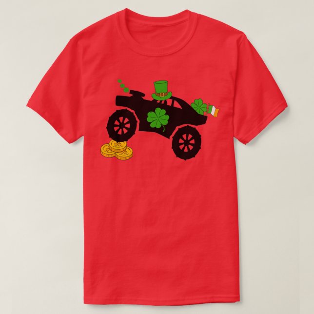 Camiseta Saint Patrickx27s Día de los Monstruos Irlandeses  (Diseño del anverso)