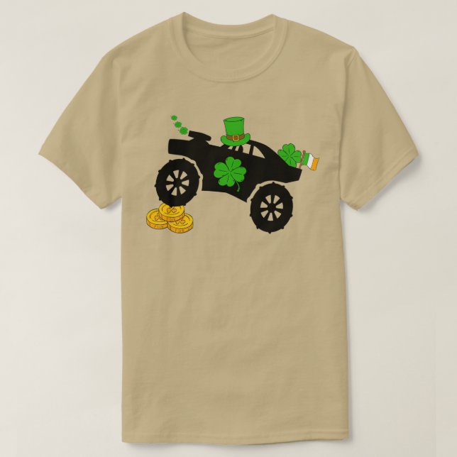 Camiseta Saint Patrickx27s Día de los Monstruos Irlandeses  (Diseño del anverso)
