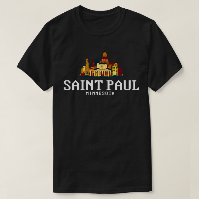 Camiseta Saint Paul Minnesota (Diseño del anverso)