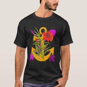 Camiseta Saint Philomena Católica St Anchor Imagen Lily Arr