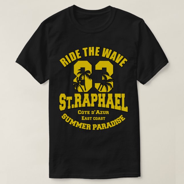 Camiseta Saint-Raphael Cote de Azur (Diseño del anverso)