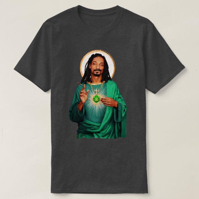 Camiseta Saint Snoop Dogg TShirt (Diseño del anverso)