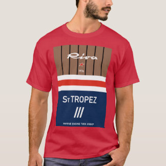 Camiseta Saint Tropez Riva Aquarama Italia Lancha Yachting
