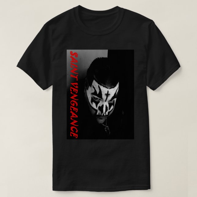 CAMISETA SAINT VENGEANCE (Diseño del anverso)