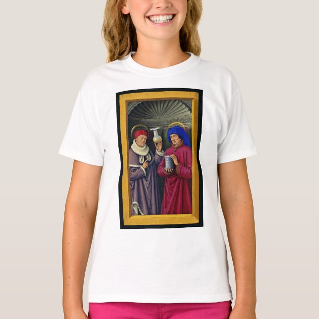 Camiseta Saints Cosmas and Damian de Jean Bourdichon (Anverso)