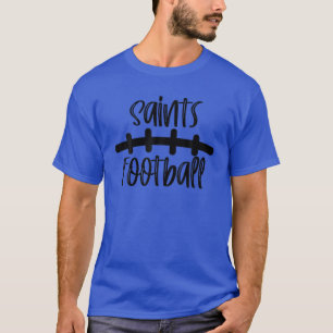 Camiseta Saints Football School Spirit Team Mascot Game Nig