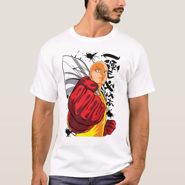 Camiseta Saitama The Big Punch Of One Punch Man (Anverso)