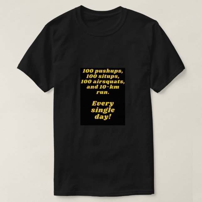 camiseta saitama un hombre punch entrenamiento (Diseño del anverso)