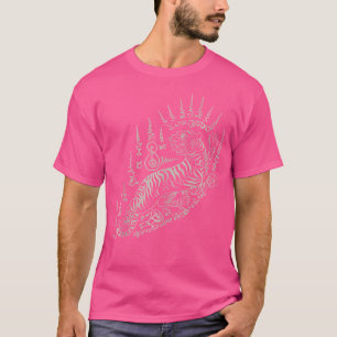 Camiseta Sak Yant Tatuaje tailandés poderoso tigre mágico T