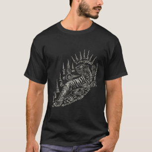 Camiseta Sak Yant Tatuaje tailandés poderoso tigre mágico T