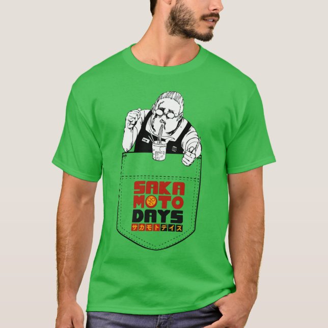 Camiseta Sakamoto days pocket (Anverso)