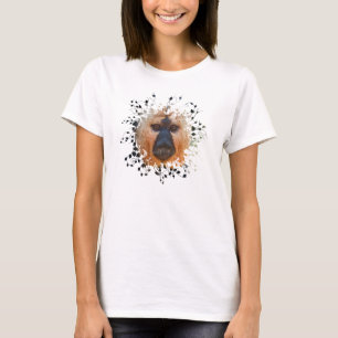 Camiseta Saki de cara blanca