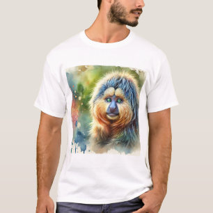 Camiseta Saki Monkey 051124AREF135 - Watercolor