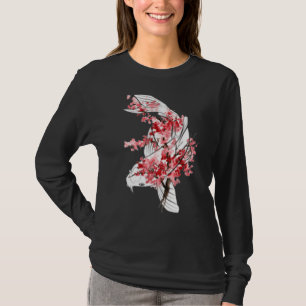 Camiseta Sakuara Koi Carp Nishikigoi Fish Art Japonés