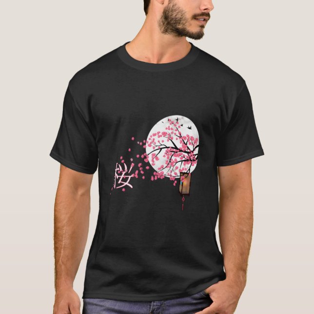 Camiseta Sakura Æ¡Œ Cherry Blossom Japanese Al Flower (Anverso)