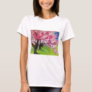 Camiseta Sakura Arte japonés de florecimiento de cerezo