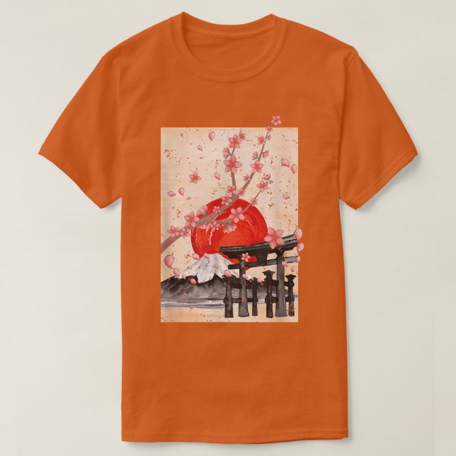 Camiseta Sakura Blossom Japanese Culture Pink Flower Cherry (Diseño del anverso)