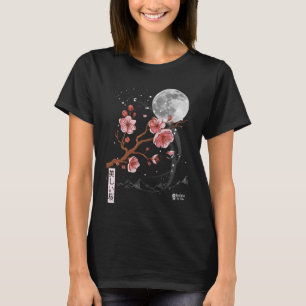 Camiseta Sakura Blossom Mujeres Negras