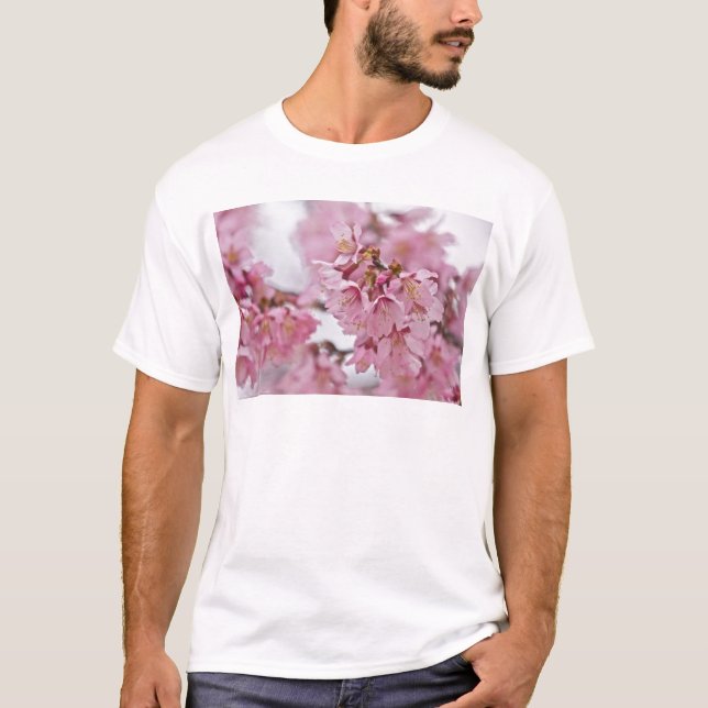 Camiseta Sakura cerezo florece rosa pálido (Anverso)