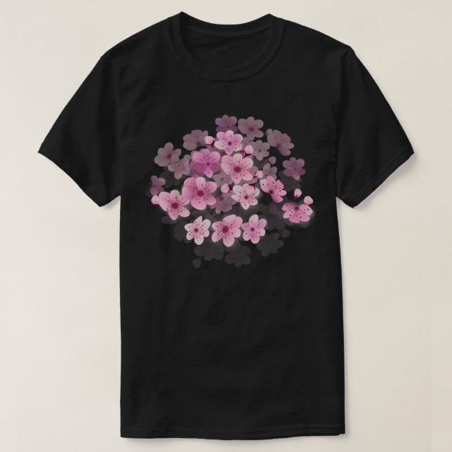 CAMISETA SAKURA CHERRY BLOSSOM FLOWER  (Diseño del anverso)