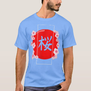 Camiseta Sakura Cherry Blossom Kanji 1109