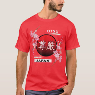 CAMISETA SAKURA CHERRY BLOSSOMS EN CIUDADES DE JAPÓN, OTSU