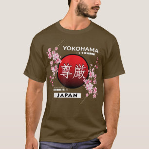 CAMISETA SAKURA CHERRY BLOSSOMS EN CIUDADES DE JAPÓN, YOKOH