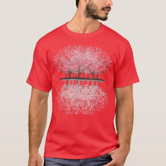 Camiseta Sakura con flores de cerezo japonesa al estilo jap