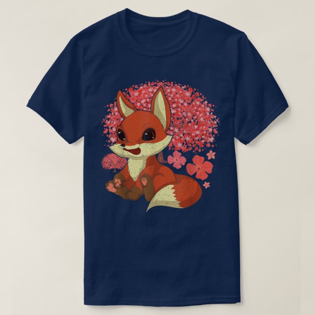Camiseta Sakura Cute Nature Animal Lover Cherry Blossom For (Diseño del anverso)