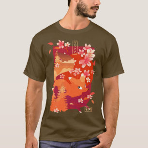 Camiseta Sakura en flor de cerezo japonés