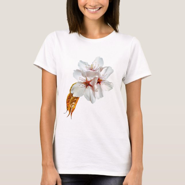 Camiseta Sakura - Flor japonesa de cerezo (Anverso)