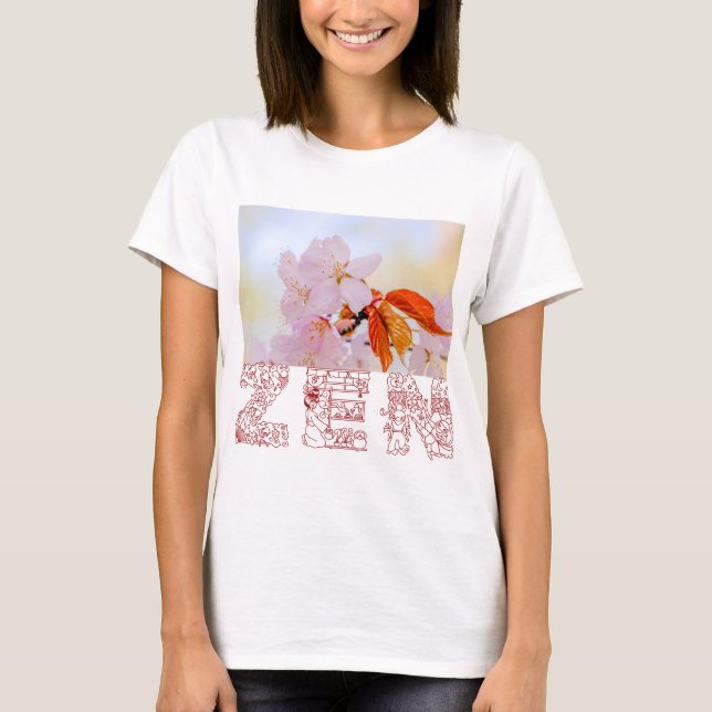 Camiseta Sakura - Flor japonesa de cerezo (Anverso)