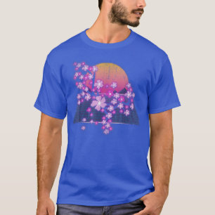 Camiseta Sakura Flower Sakura Sakura Flower Vaporwave Cherr