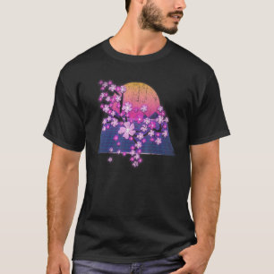 Camiseta Sakura Flower Sakura Sakura Flower Vaporwave Cherr