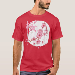 Camiseta Sakura Flowers Spring Cherry Blossoms Japanese Kan