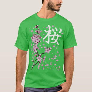 Camiseta Sakura Flowers Spring Cherry Blossoms Japanese Kan