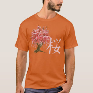 Camiseta Sakura Flowers Spring Cherry Blossoms Japanese Kan